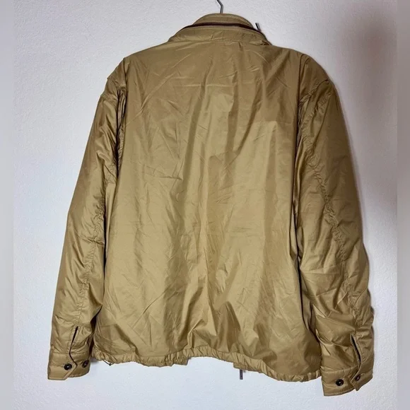 Polo Ralph Lauren Vintage Men's Jacket Beige Cotton Lined XL - Picture 3 of 15
